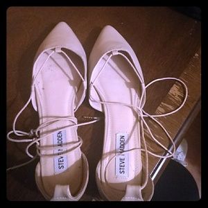 Steve Madden Pointed Flats with Laces